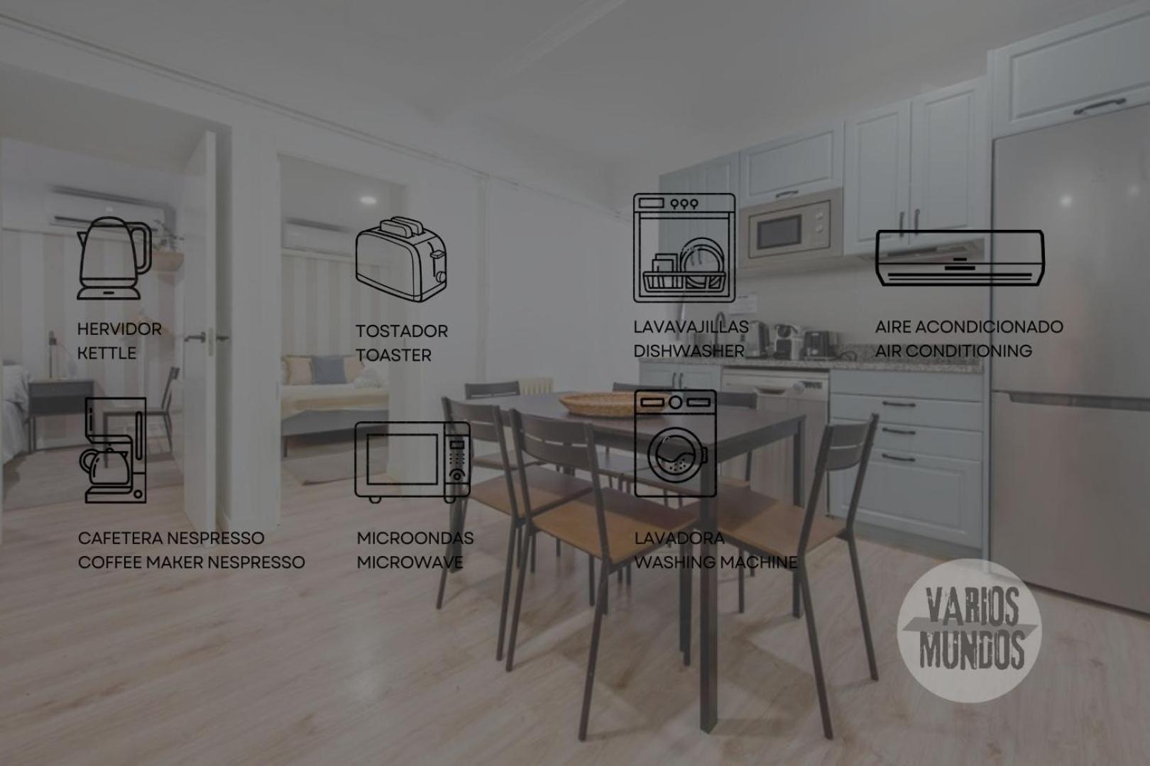 Nuevo Apt De 9Pax En La Cava Alta Centro De Madrid E1 Εξωτερικό φωτογραφία